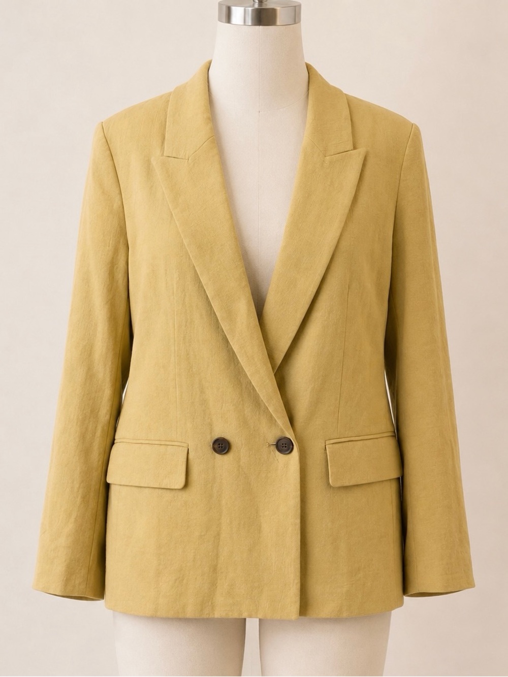 A New Day Mustard Yellow Blazer XL Business Casual Jacket